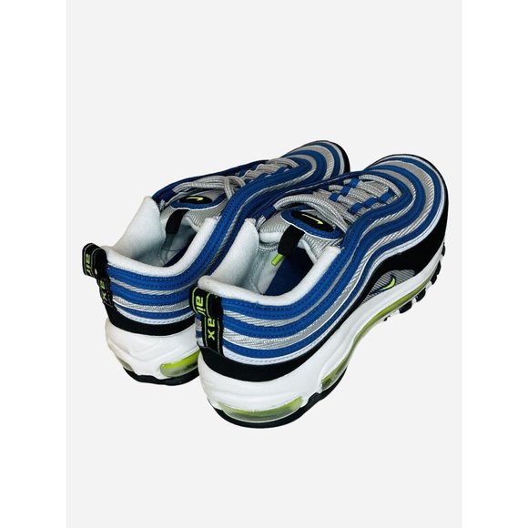Nike Air Max 97 OG Blue Volt Yellow Running Shoes DQ9131 400 Womens Size 8.5 - Picture 4 of 10